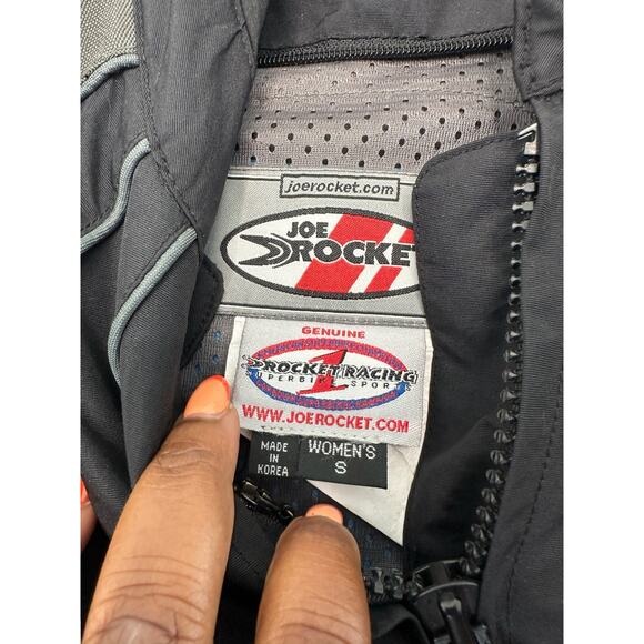 Joe Rocket Motorcycle Jacket Biker Leather Women's Black Padded Mesh Small - Picture 2 of 16